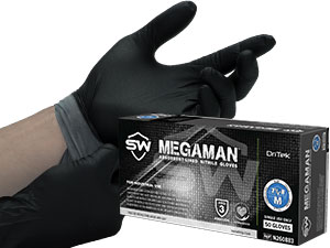 Megaman Nitrile Sweat Absorbant Gloves